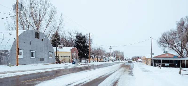1st Street in Severance, Colorado town center